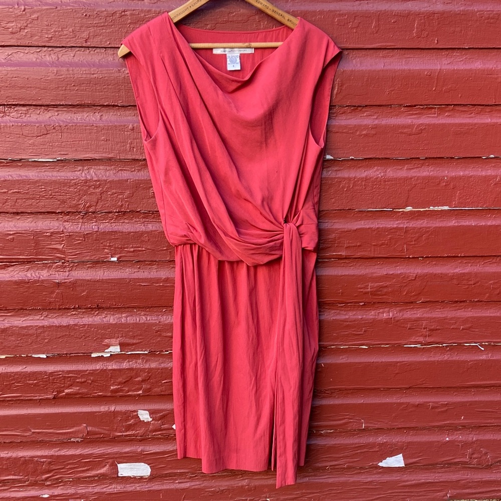 Diane Von Furstenberg Tamara Dress in Cayenne Women’s Size 8 - Picture 4 of 13